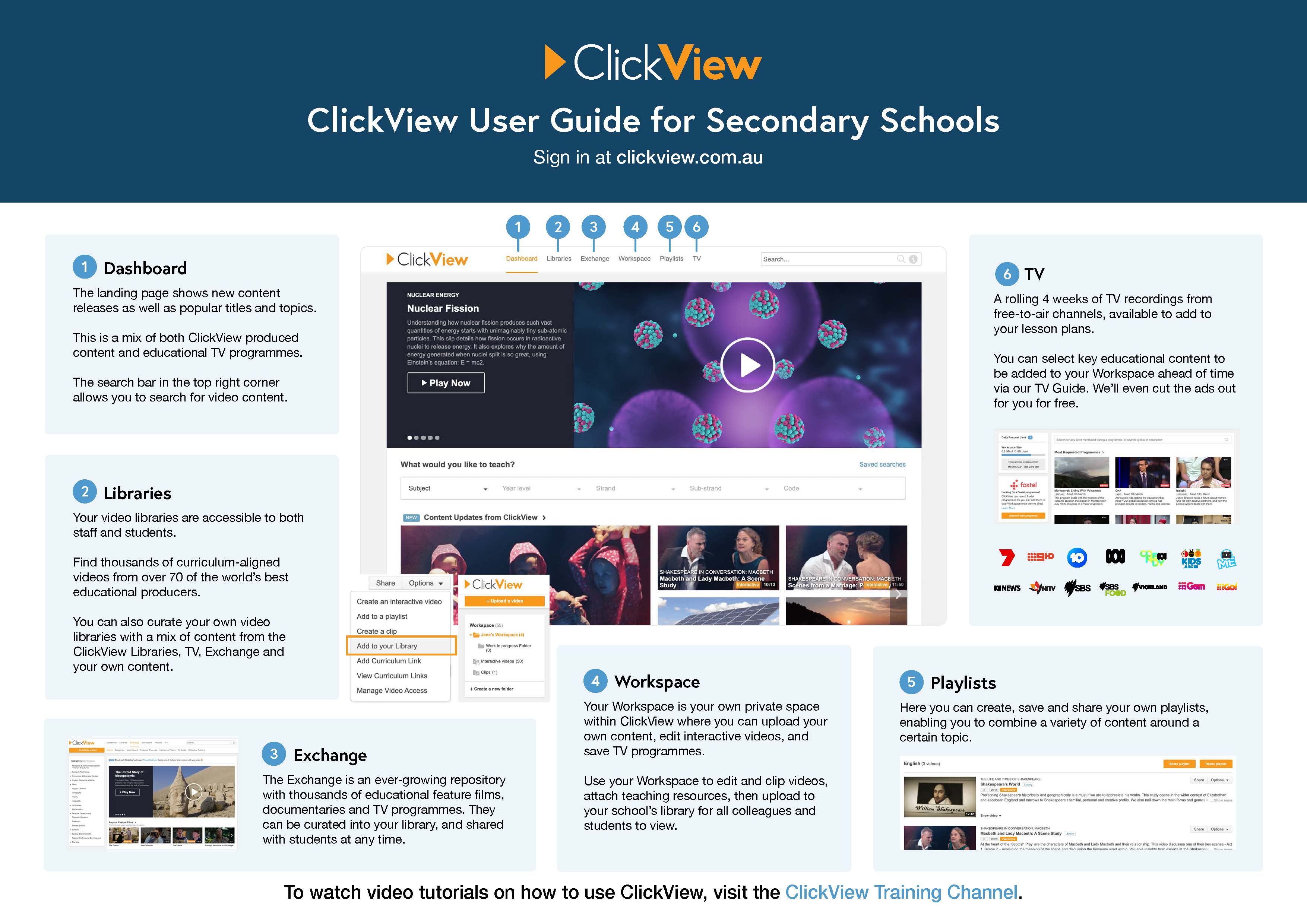 ClickView for Secondary Schools
